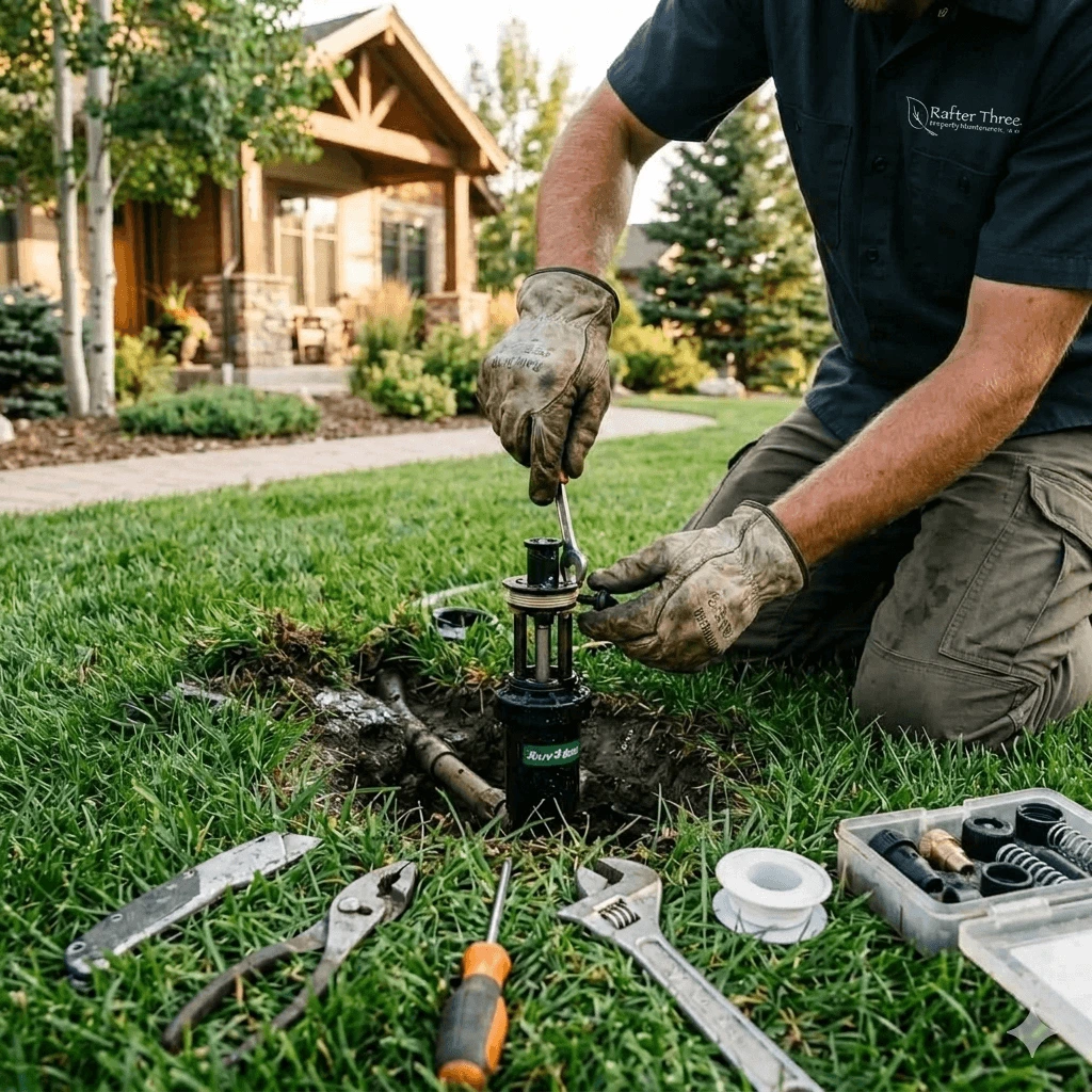 Sprinkler repair service in Colorado Springs